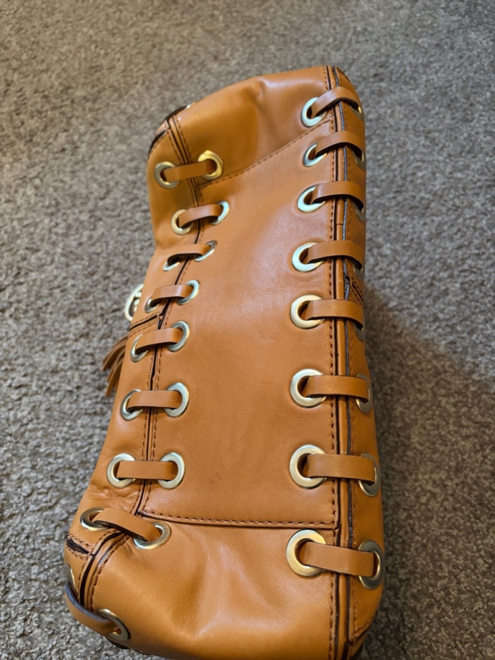 Michael Kors Brown Leather Shoulder Bag - Picture 16 of 16